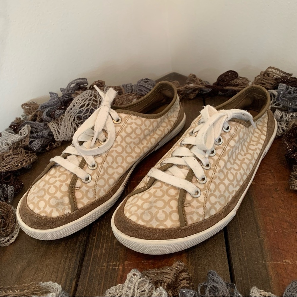 Coach Edith Canvas Sneakers - Picture 8 of 14